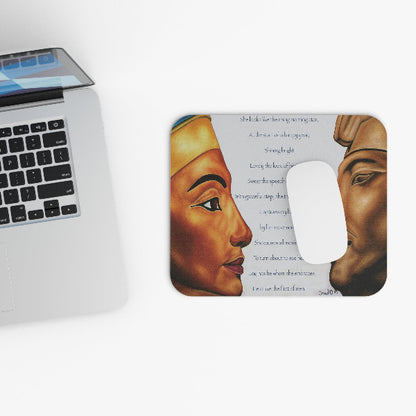 Nefertiti & Akhenaten Love Poem Mouse Pad