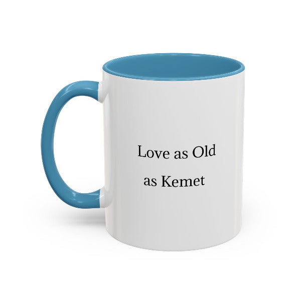 Pharaoh Akhenaten & Queen Nefertiti Mug | Love as Old as Kemet | Ancient Egyptian & African Coffee Legacy