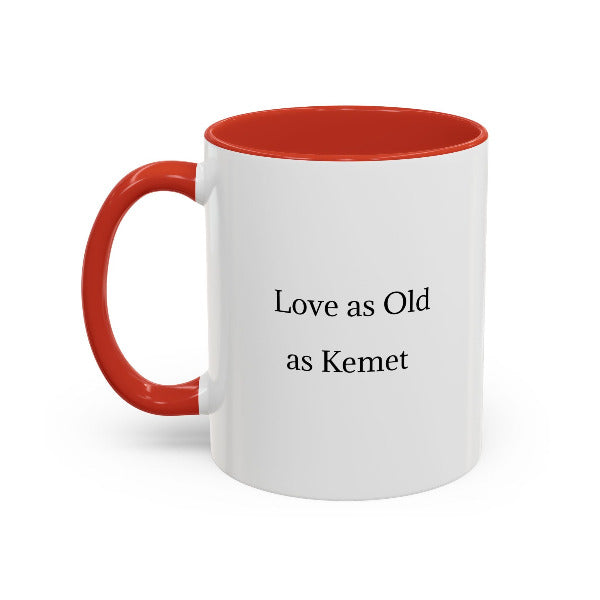 Pharaoh Akhenaten & Queen Nefertiti Mug | Love as Old as Kemet | Ancient Egyptian & African Coffee Legacy