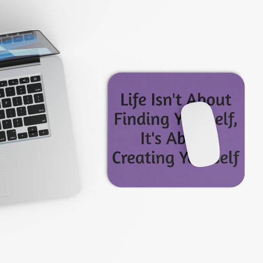 Life's About Creating Yourself Desk Pad | Purpose & Potential