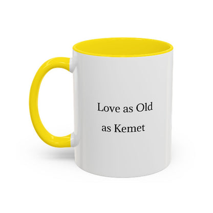 Pharaoh Akhenaten & Queen Nefertiti Mug | Love as Old as Kemet | Ancient Egyptian & African Coffee Legacy