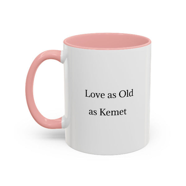 Pharaoh Akhenaten & Queen Nefertiti Mug | Love as Old as Kemet | Ancient Egyptian & African Coffee Legacy