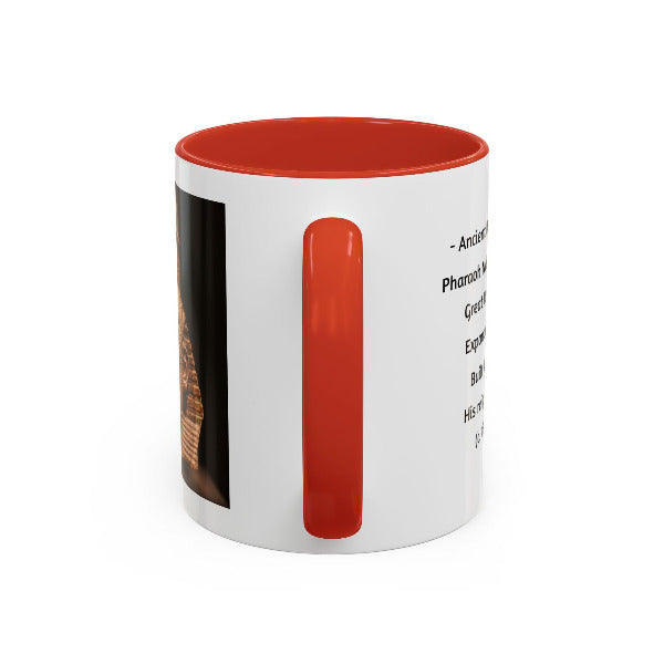 Pharaoh Amenhotep III Mug | Ancient Power. Kemet's Zenith | African Royalty & Legacy