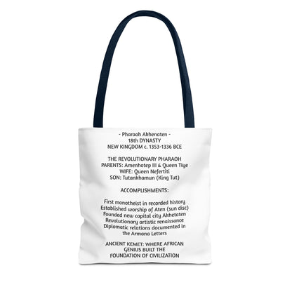 Pharaoh Akhenaten Tote Bag