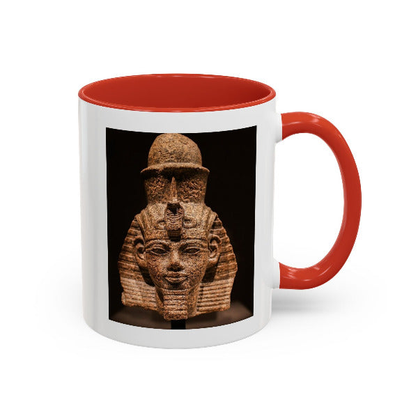 Pharaoh Amenhotep III Mug | Ancient Power. Kemet's Zenith | African Royalty & Legacy