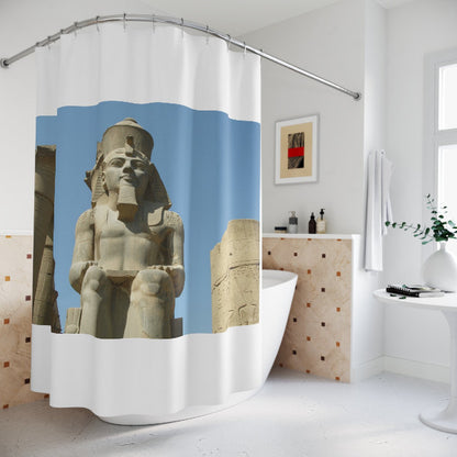 Ancient Kemet Art Shower Curtain | Abu Simbel Monuments