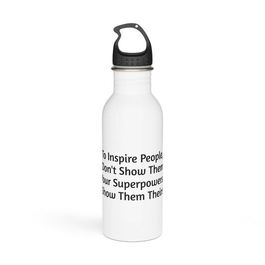 Leadership & Mentorship Motivational Water Bottle
