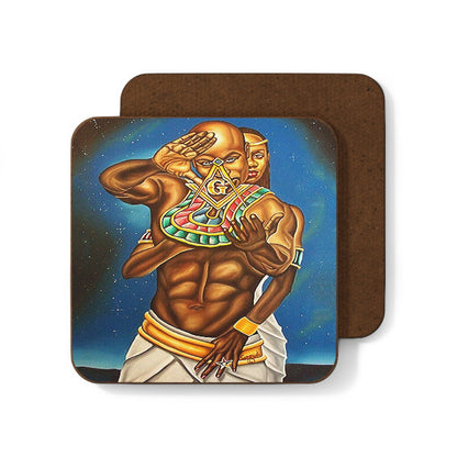 Masonic Couple coaster