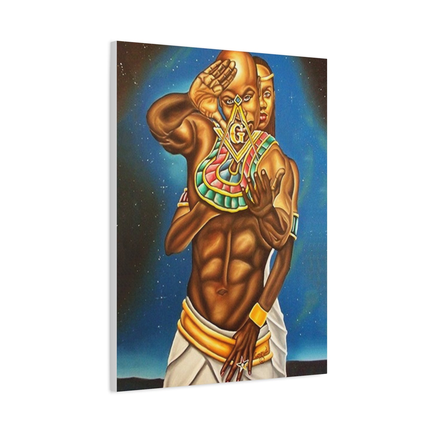 Sacred Brotherhood - Masonic Eastern Star Framed Print