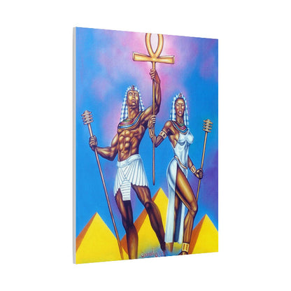 The Pharaoh & Queen Canvas Print