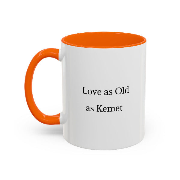 Pharaoh Akhenaten & Queen Nefertiti Mug | Love as Old as Kemet | Ancient Egyptian & African Coffee Legacy
