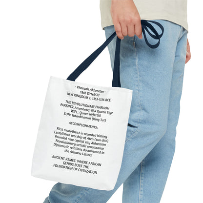 Pharaoh Akhenaten Tote Bag