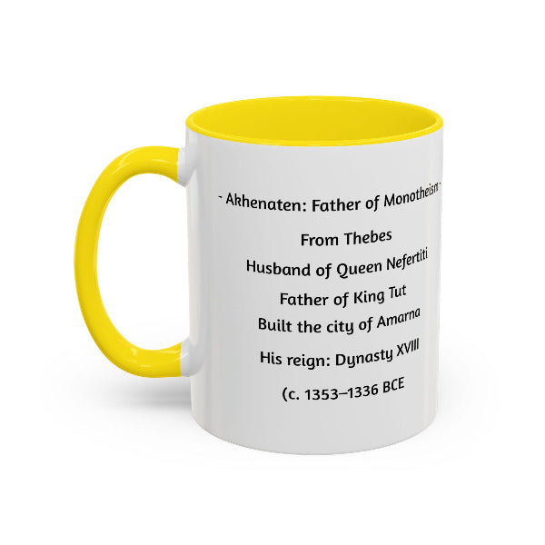 The Akhenaten Legacy Mug: Father of Monotheism | Ancient Egypt History
