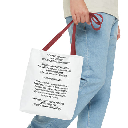 Pharaoh Akhenaten Tote Bag
